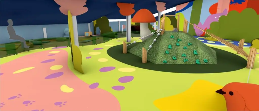 Het Giga Konijnenhol van de Beerze Bulten krijgt een metamorfose, gedaan door Webbink Bouwgroep.